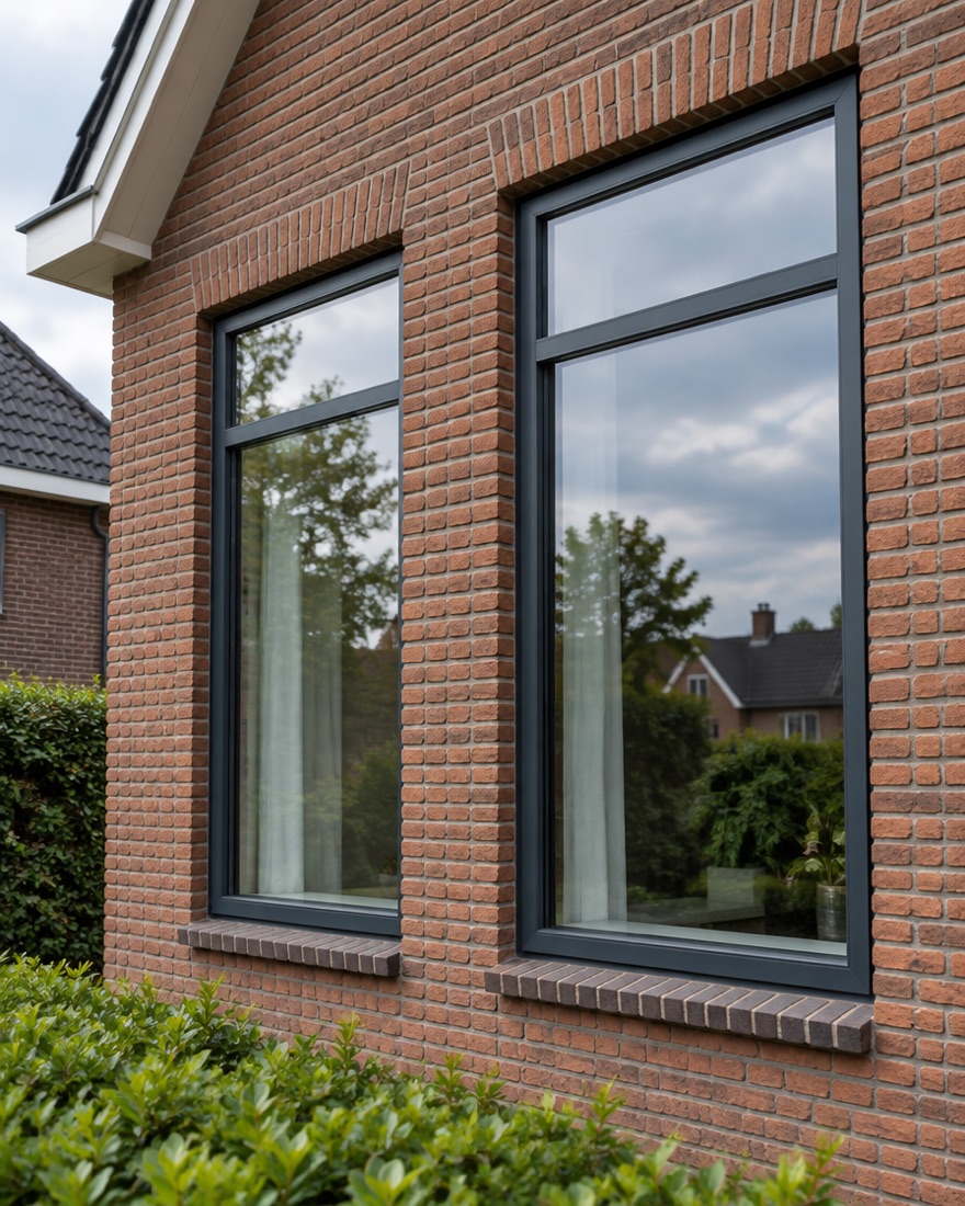 Aluminium kozijnen, render
